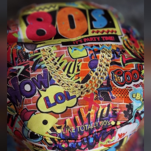 NWT - Choose Retro Graffiti Style 80s/90s Reversible Bucket Hat/ Unisex - Picture 6 of 17